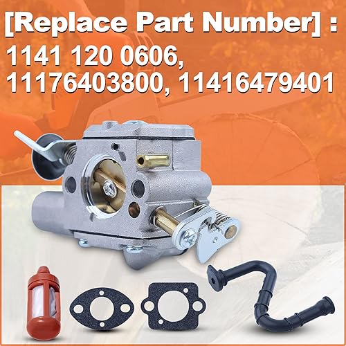 Miniatura 2 de Para Stihl MS261 MS261C MS271 MS271C MS291 MS291C, kit de carburador Ms271, 1141 120 0606, 11176403800, 11416479401