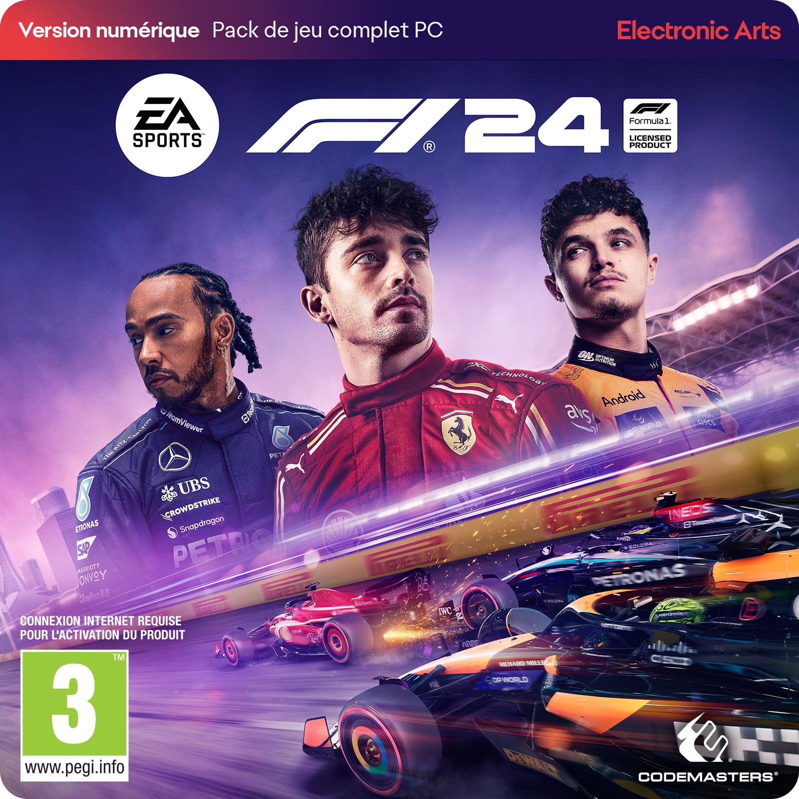 EA SPORTS F1 24 Standard Edition PC via code EA App pour simulation de course automobile