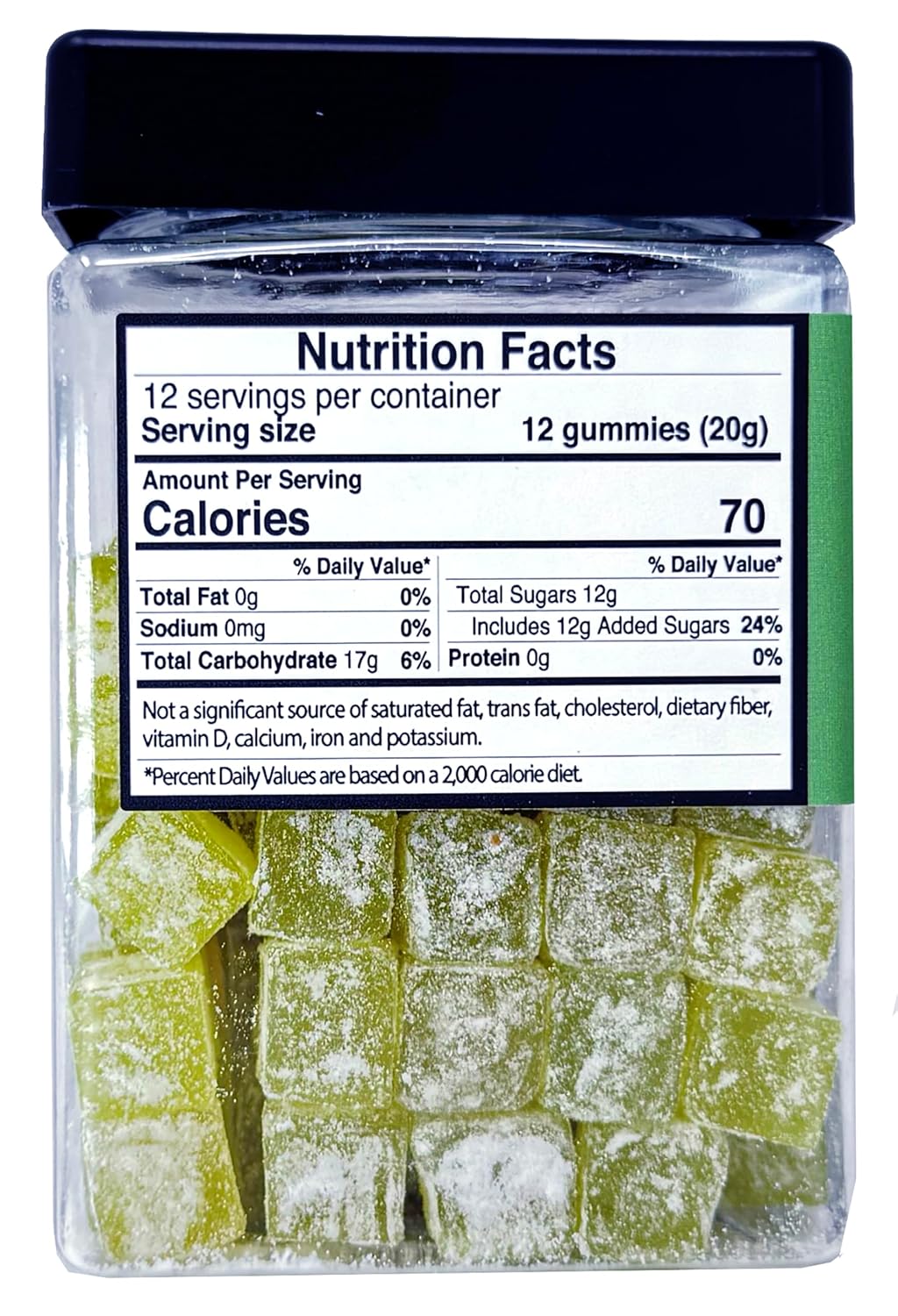 Wally & Whiz Danish Gummy Candy Lime with Sour Lemon Vegan Gummy Candy, Gluten-Free Gummies 8.5 Ounce