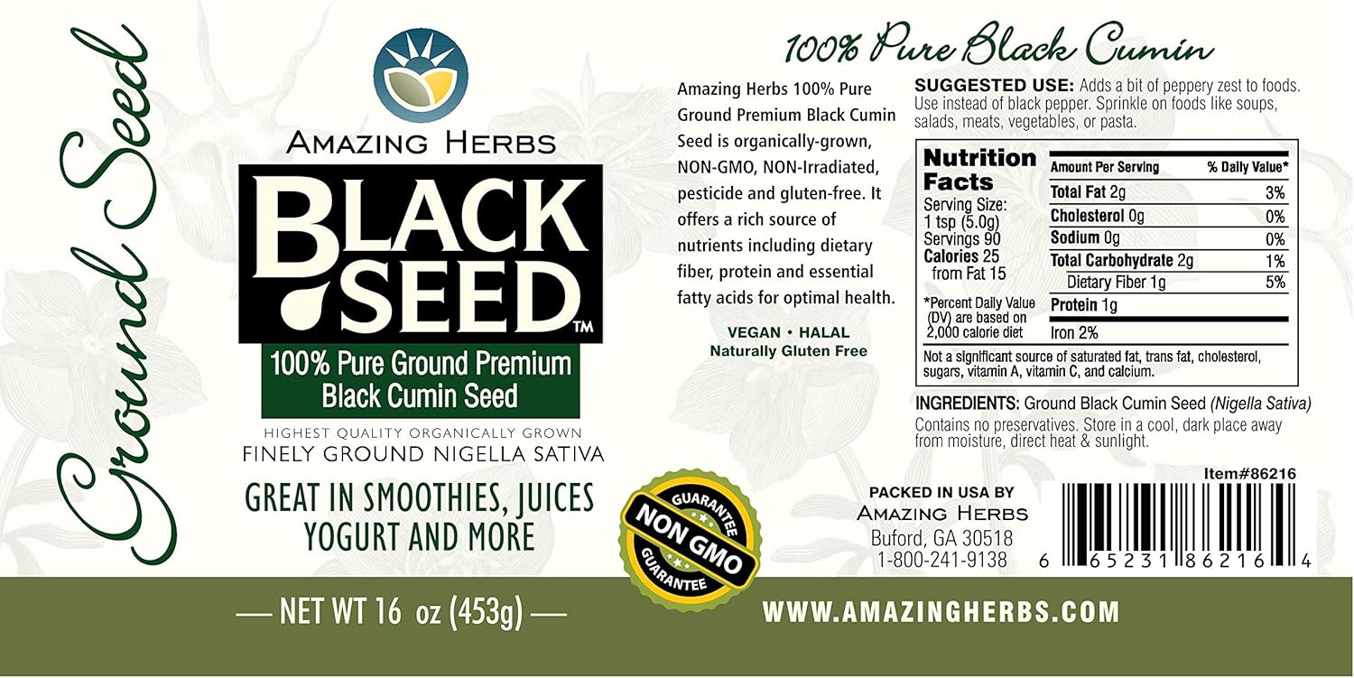 Amazing Herbs Black Seed