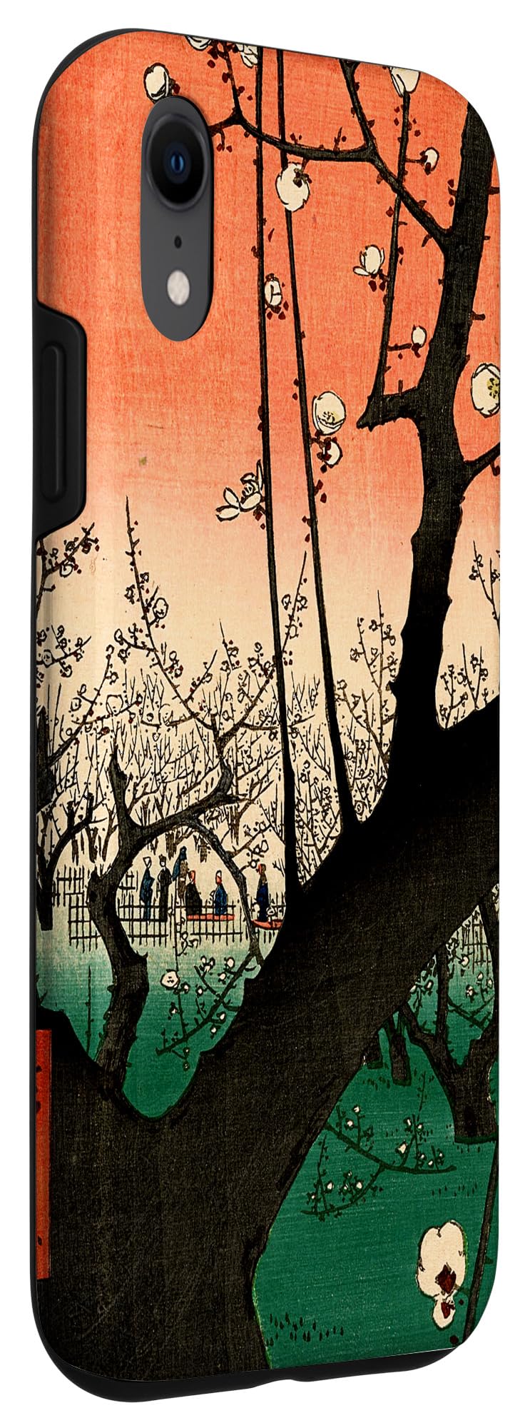 Amazon.com: iPhone XR Plum Garden Hiroshige Famous Fine Art