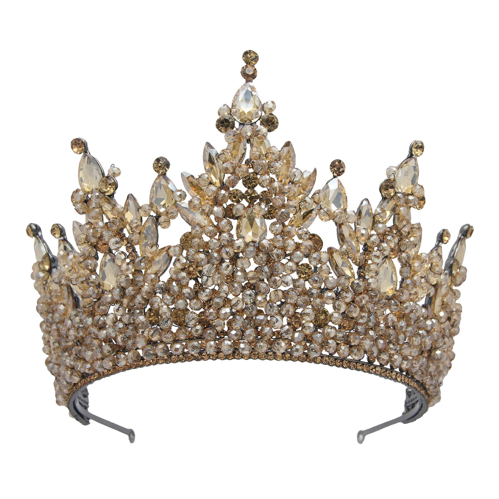 Élégante coiffe de mariée rouge surdimensionnée - Accessoire de cheveux pour femme - Couronne de princesse - Pour anniversaire, mariage, bal de fin d'année, fête d'Halloween, cadeau de Noël