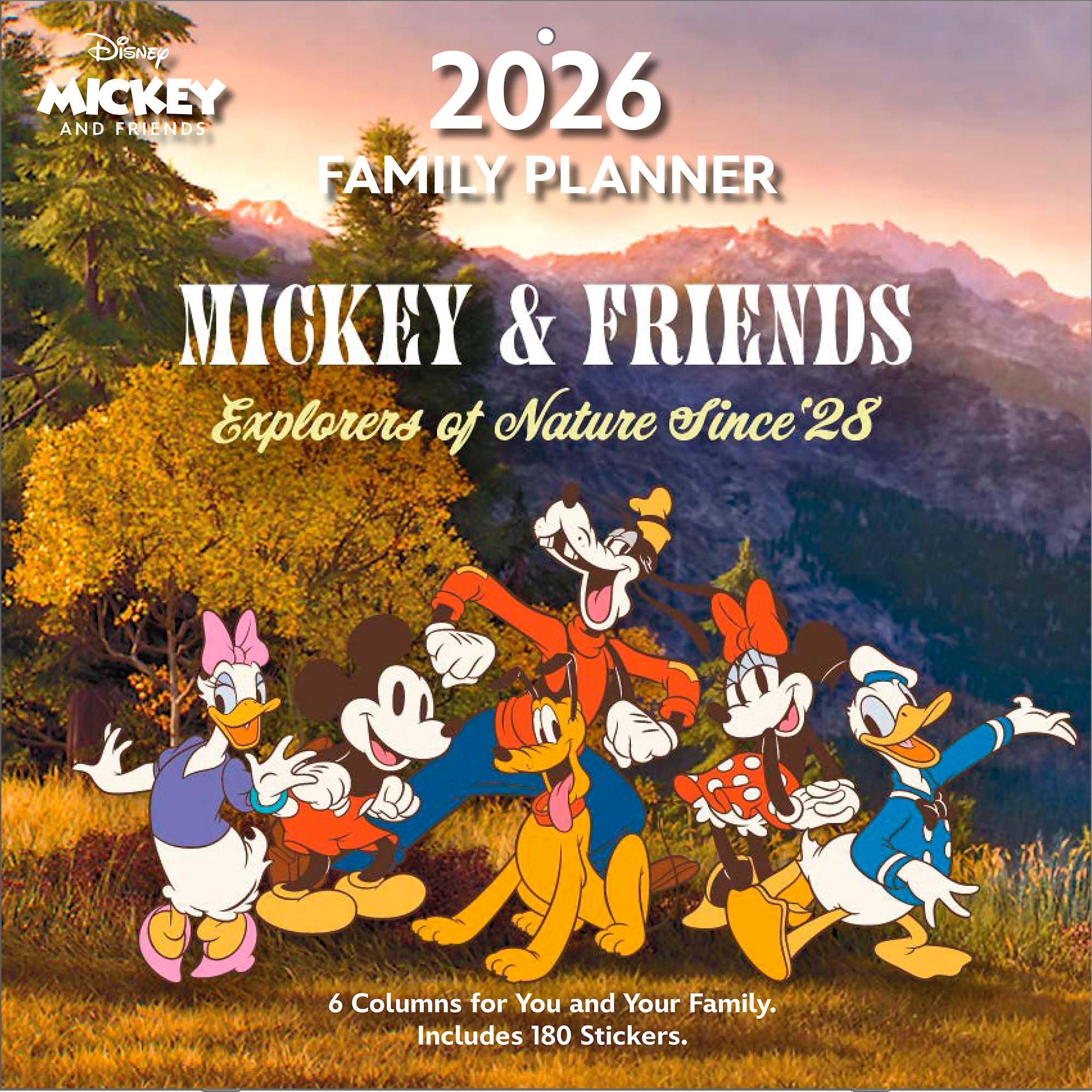 Mickey & Minnie Mouse 2026 Family Planner
