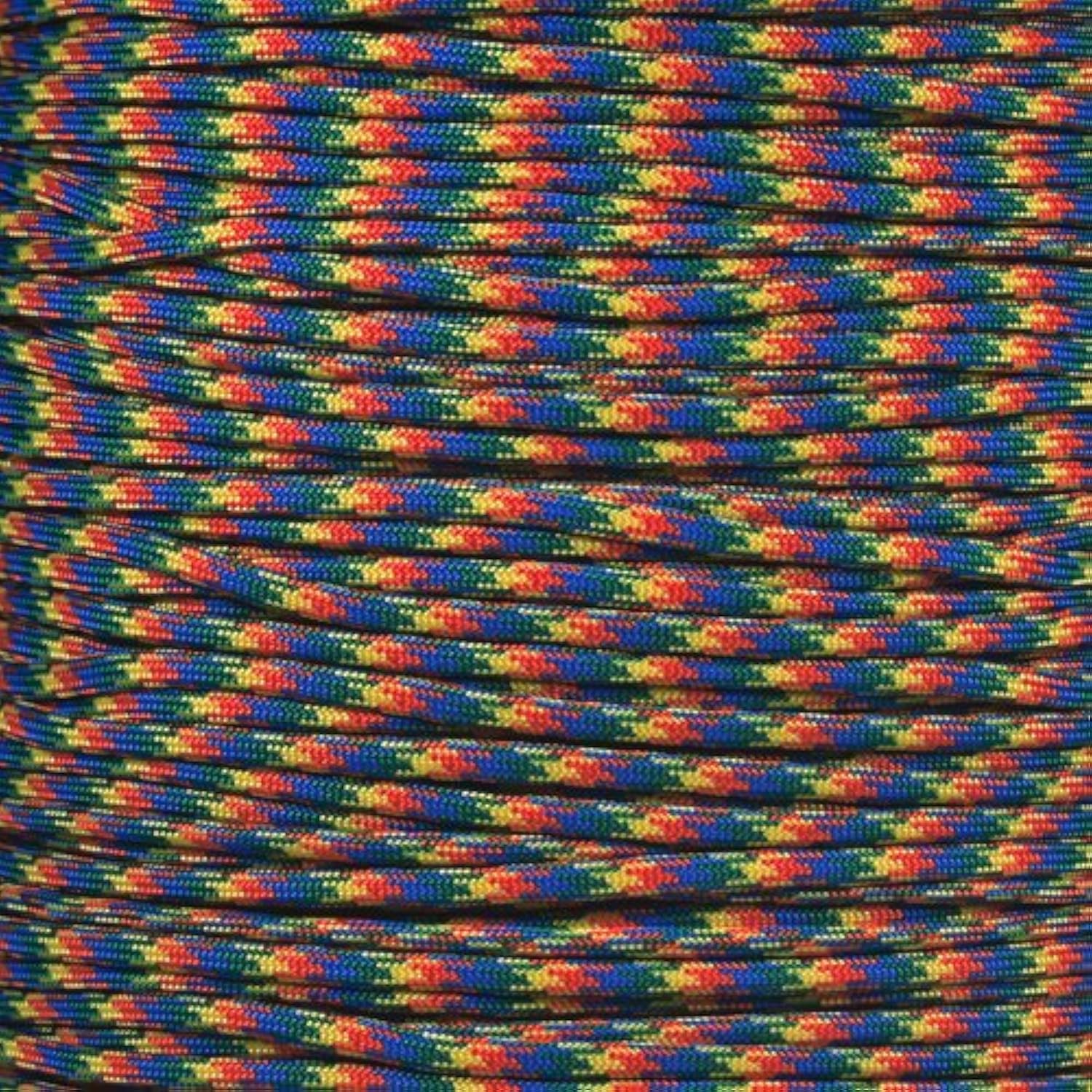 Paracord Planet 250 Foot Spools of 550 Type III 7 Strand Paracord (Autism Awareness 250 Foot Spool)