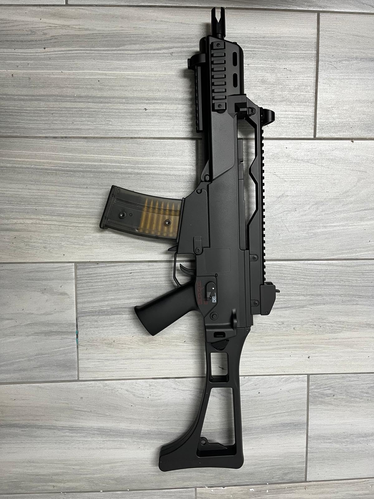 FUCILE ASG DVL36 DISCOVERYLINE - Fucile Airsoft calibro 6 mm (arma lunga ad aria compressa con pallini in plastica o PVC). Sistema: ELETTRICO (Potenza: 0,5 joule)
