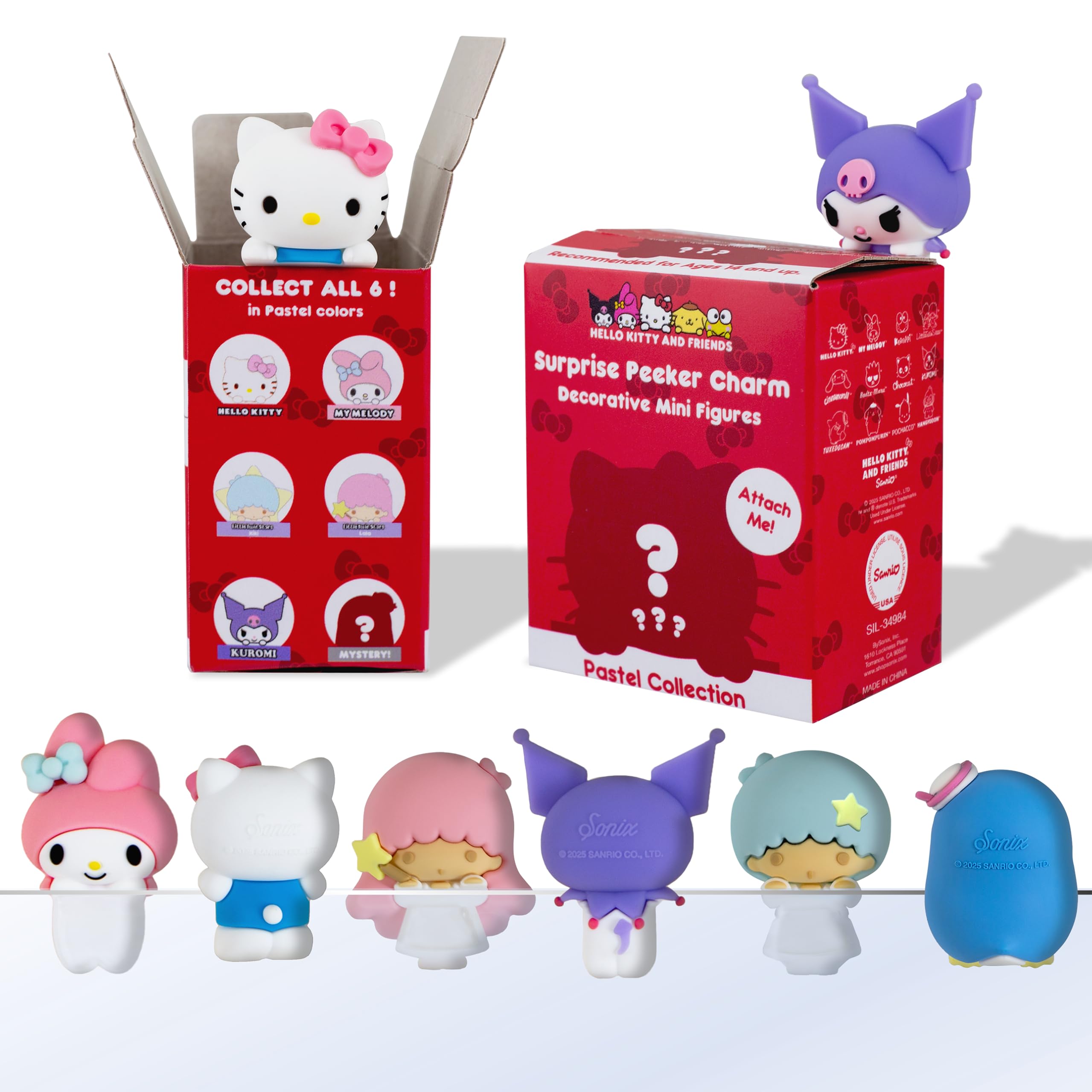 Amazon.com: Sonix x Sanrio Hello Kitty & Friends Peekers - Pastel