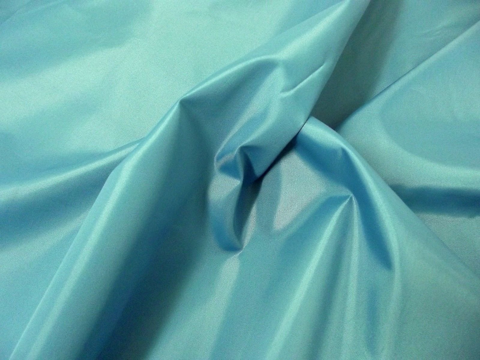 Crs Fur Fabrics Turquoise Waterproof 4Oz Nylon Fabric Material Pu Coated - 1Mtr-150Cmx100cm