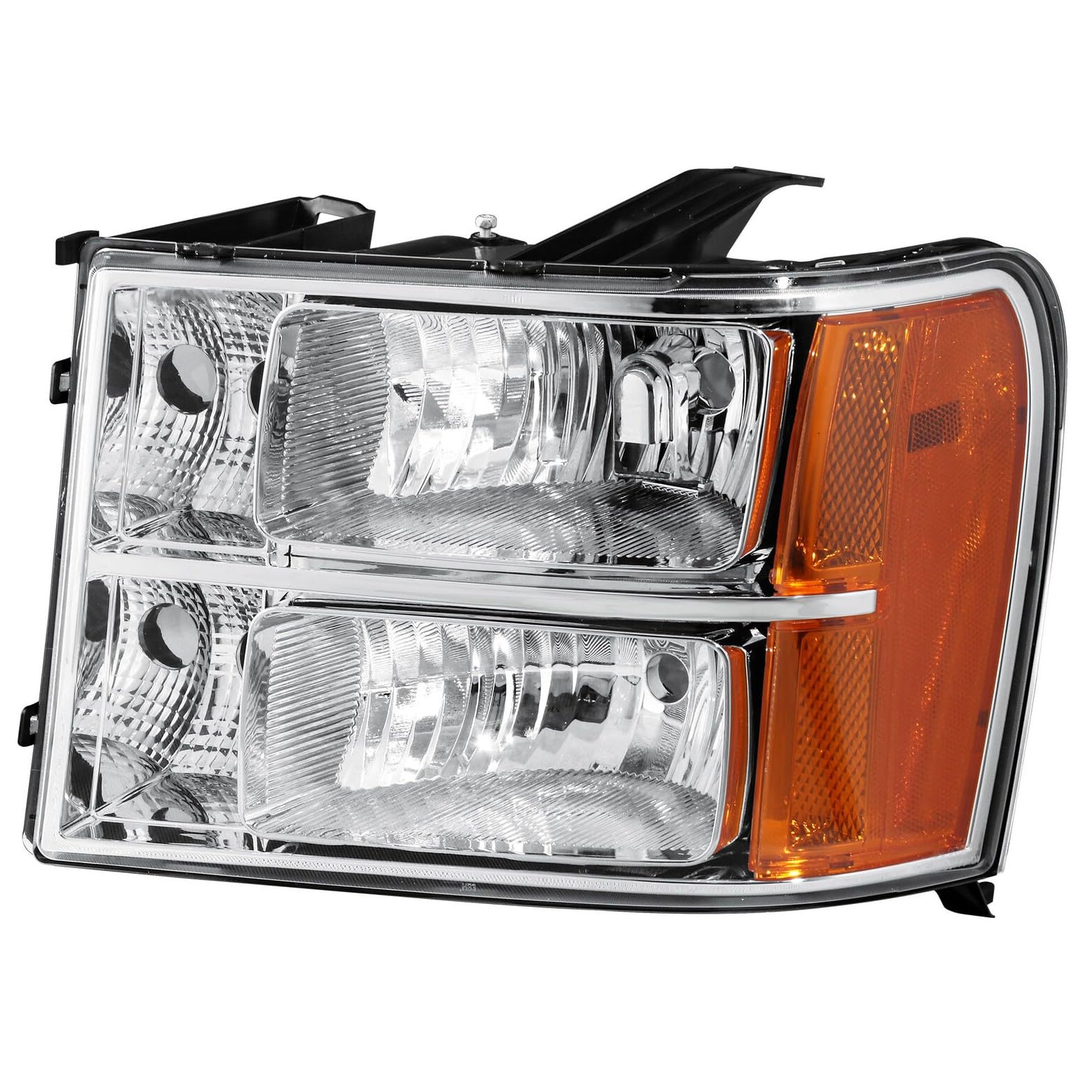 Amazon.com: CXPIJTO Pair Chrome Headlights Front Lamps 2500HD 