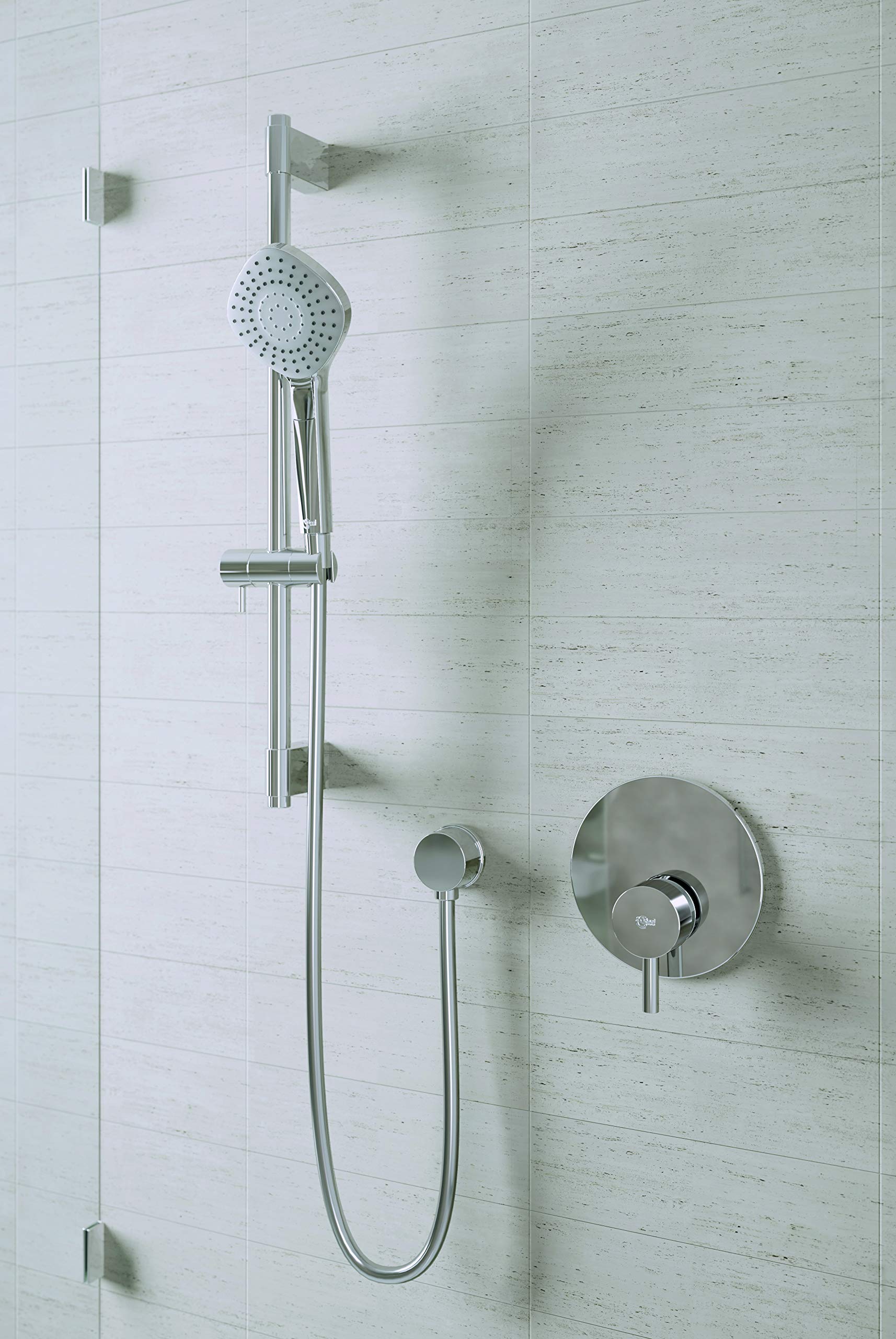 Set Doccia Ideal Standard Idealrain Evo 600mm | Soffione 3 Funzioni, Tubo 175cm, Portasapone, Finitura Cromata