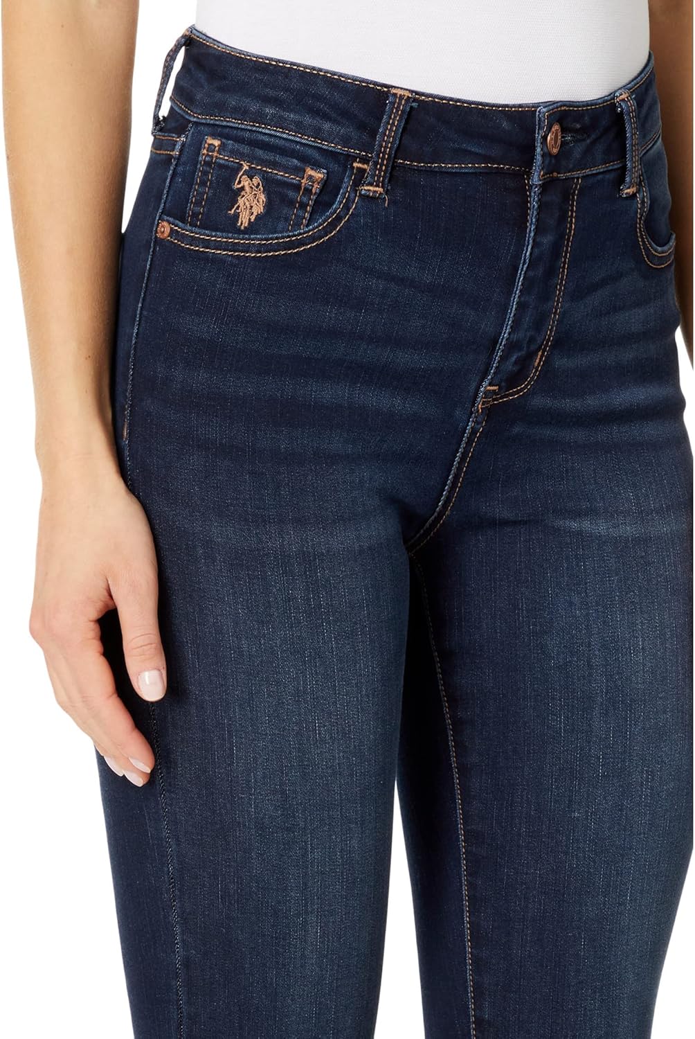 U.S. Polo Assn. USPA High-Rise Super Skinny Jeans in Blue Blue 19 29 - Image 3