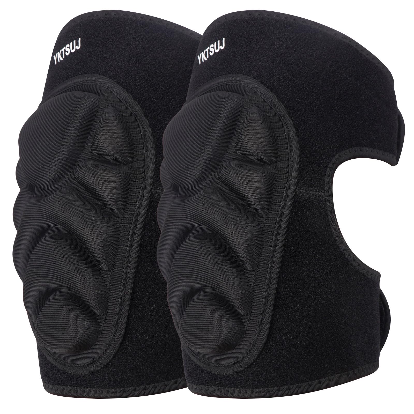 YKTSUJ Knee Pad Women Men for Gardening House Working, Floor and Carpet Cleaning, Construction Work, Cleaning Knee Pads With High Elastic Fabric Black