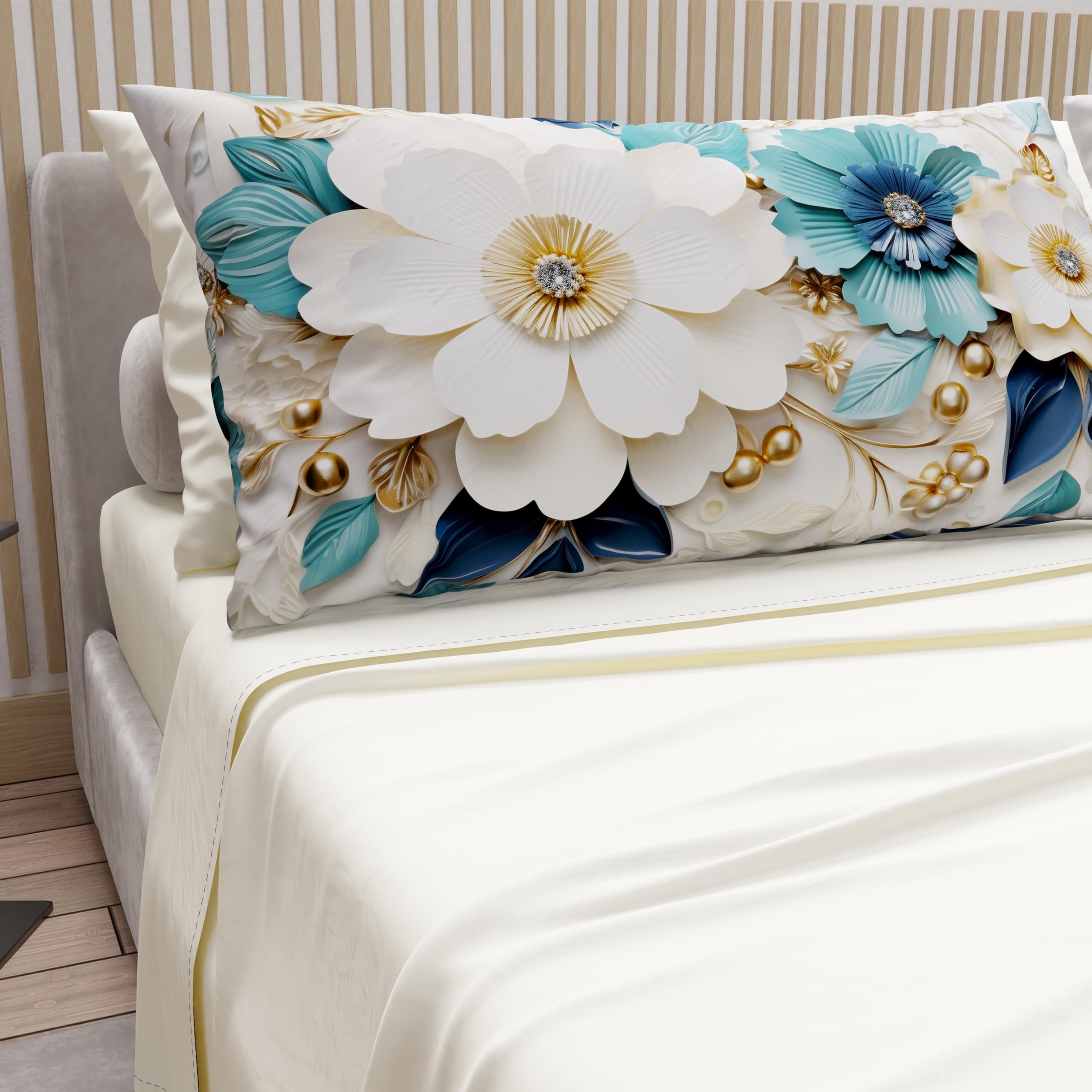PETTI Artigiani Italiani, Cotton Sheets with Pillowcases in Digital Print, Single Bed Sheet, Single Bed Set