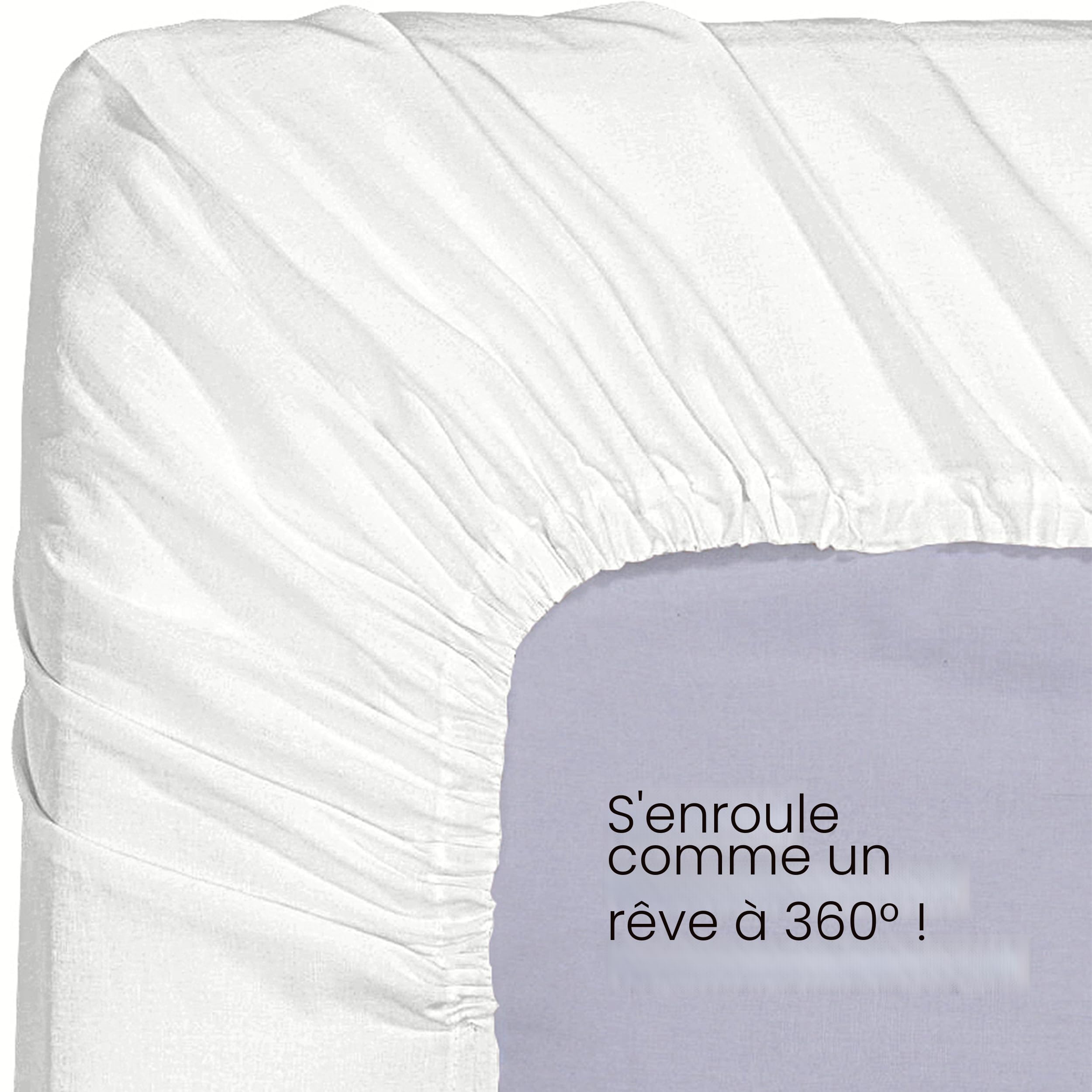 Lot De 6 Draps Plats Blancs Microfibre Douce - Taille Twin Pour Maison, Hôtel, Hôpital Et Spa