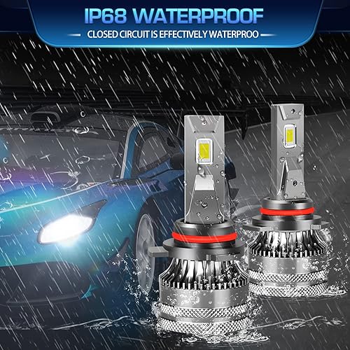 Miniatura 6 de Compatible con Chevy Silverado 1500 2500 3500 HD (1999-2002) 9005 + 9006 bombillas LED para faros delanteros + 880 bombillas LED antiniebla, súper