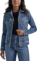 Lee Women's Legendary Rider Denim Jacket - Stretch Cotton Blend, Regular Fit, Classic Button-Front Style