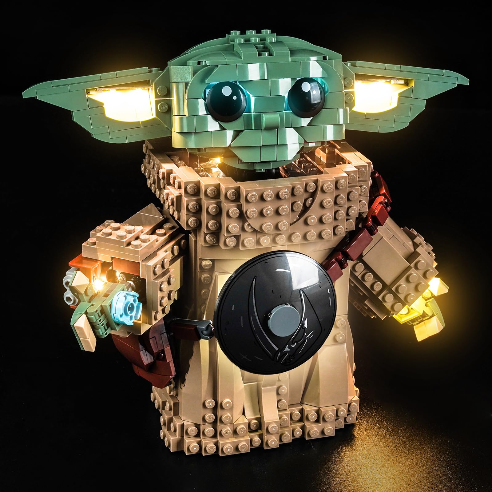 Light Kit Compatible with Lego 75446 Grogu (Mandalorian Apprentice) (No Model), Decoration Lighting Set Compatible with Lego Grogu (Mandalorian Apprentice) Blocks Model — image 1