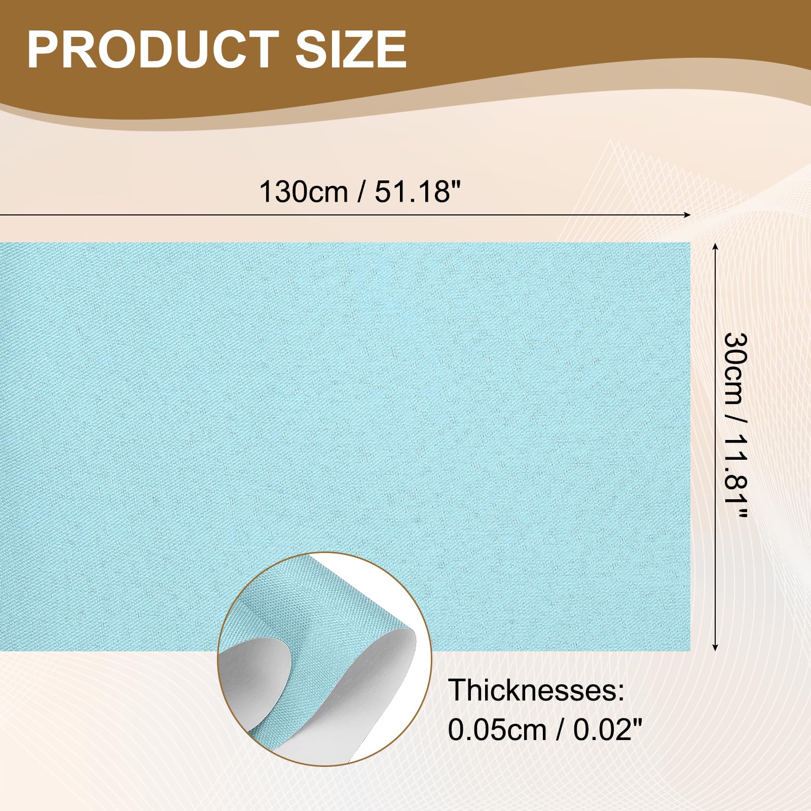 PATIKIL Book Binding Cloth, 51 x 11 Inches Book Cloth for Binding Repairing Fabric Surface Paper Backed Bookbinding Supplies - Image 2