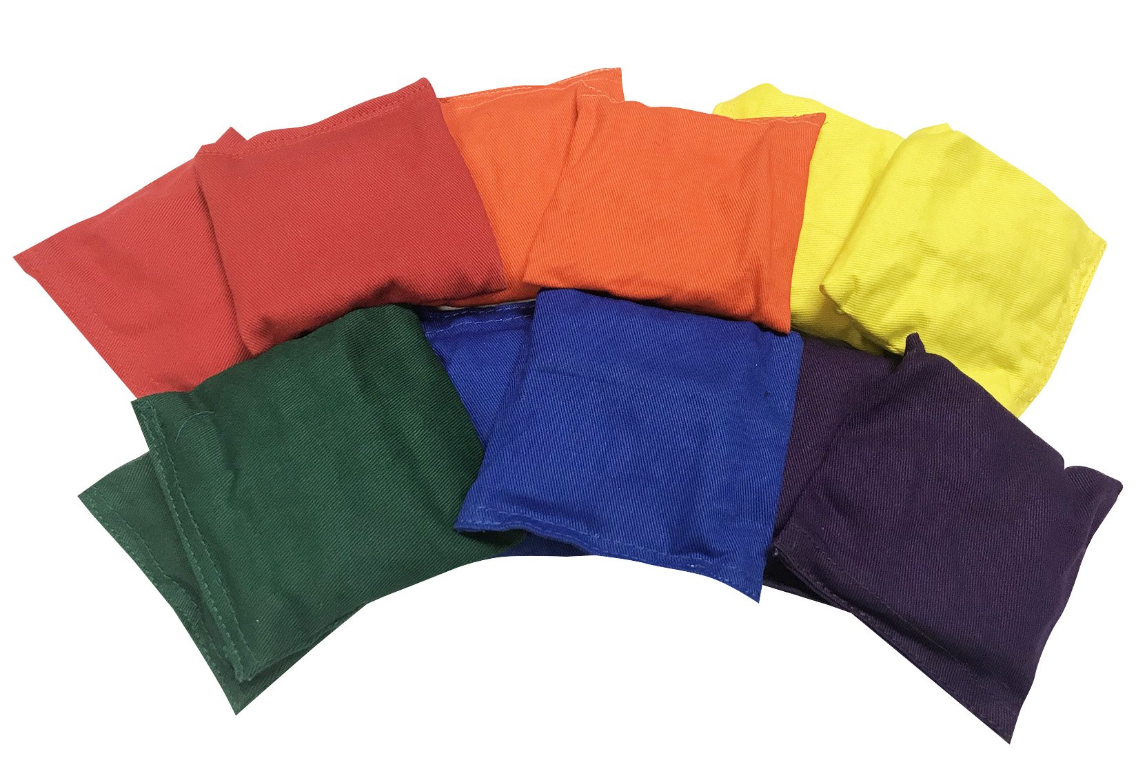 Palos Sports Canvas 4" Bean Bag Multicolor Set of 12