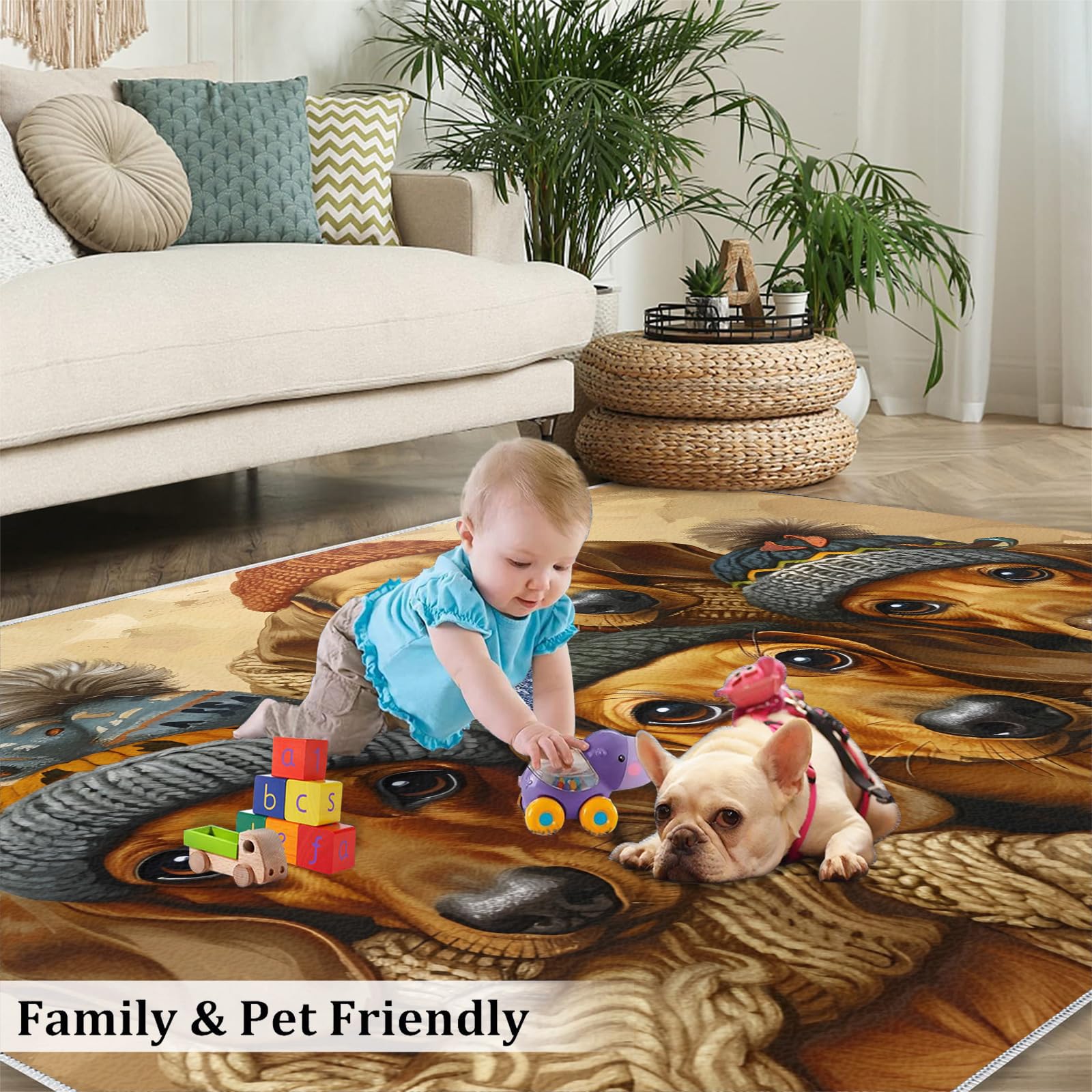 Amazon.com: Golden Retriever Rug - 2x3 Rug, 3D Dog Area Rug
