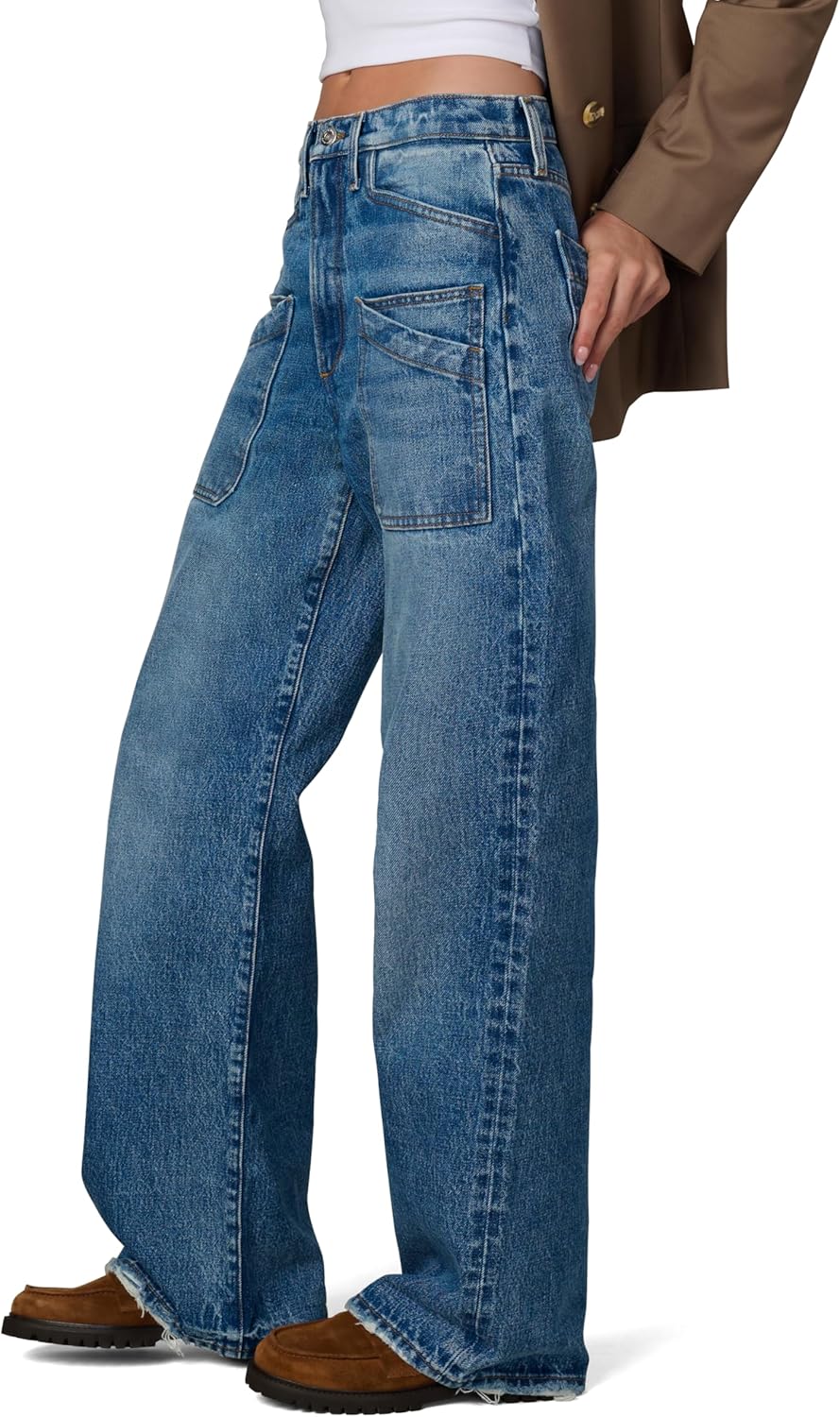 Joe's Womens The Harlowe High Rise Wide Leg Jean - Image 2