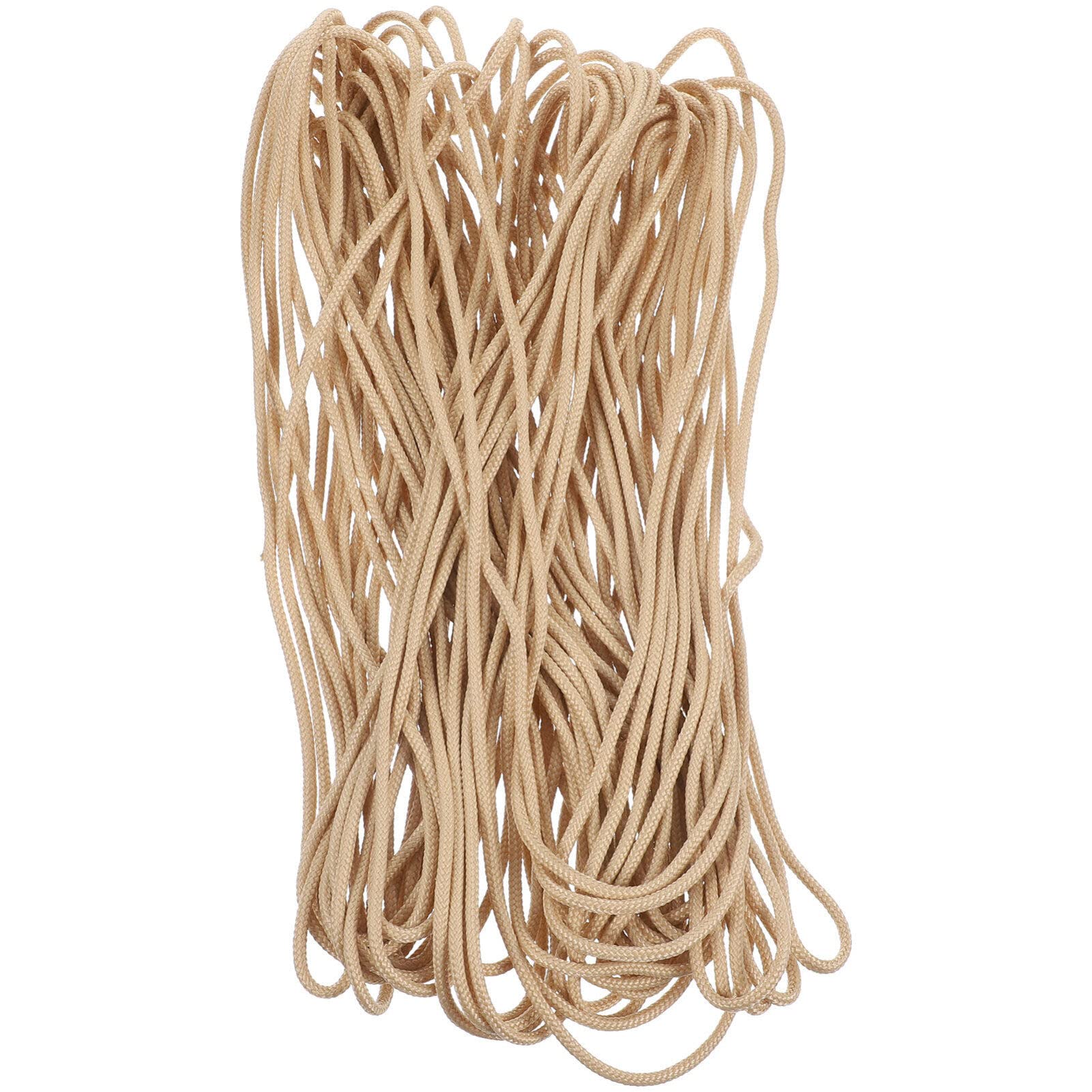 Corde Nylon Robuste 3 Mm X 25 M Couleur Kaki - Pour Suspendre Cadres Photos, Tableaux, Décorations Murales Intérieures - 12