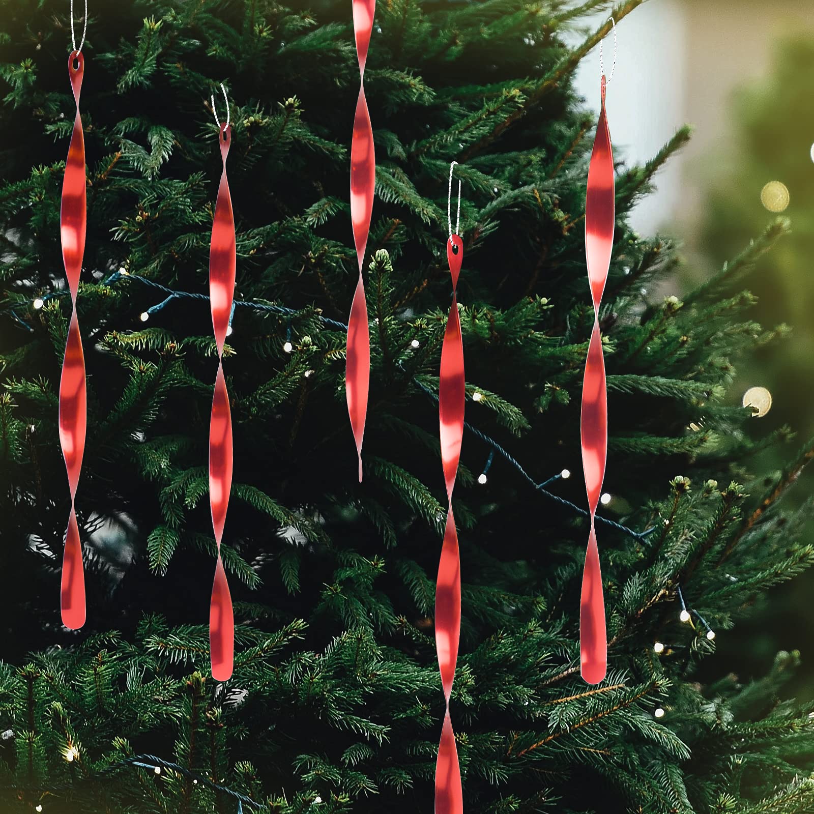 Amazon.co.jp: ZHMTang クリスマスハンギングオーナメント ツイスト
