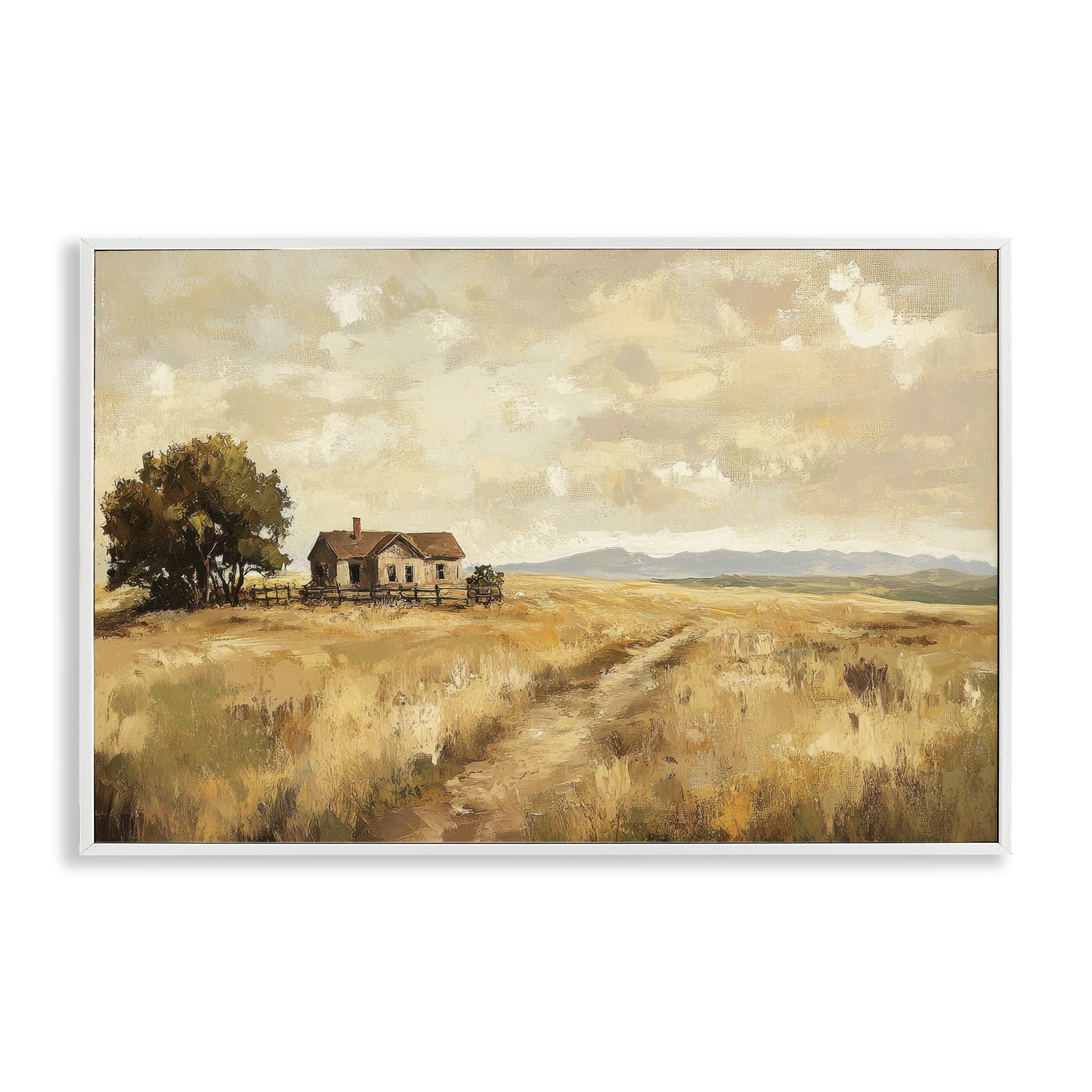 Paysage occidental gris Stupell Industries pour habiller un mur blanc vide 30x45