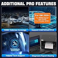 Vista 8 de XTOOL D8W Wireless Bidirectional Scan Tool, OBD2 Scanner with Topology, FCA AutoAuth, 3-Year Updates, ECU C0ding, PMI, 42+ Resets, Full Diagnostic