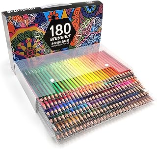 KKcare 48/72/120/150/180 Conjunto de Lápis Aquarela Pré-afiados Lápis de Cor Solúvel em Água Suprimentos de Arte para Estudantes Adultos Artistas Desenho Esboço Livros para Colorir