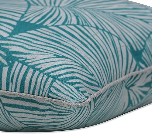 Miniatura 8 de Pillow Perfect Almohadas lumbares Delray para exterioresinteriores, 11.5 x 18.5 pulgadas, natural, 2 unidades