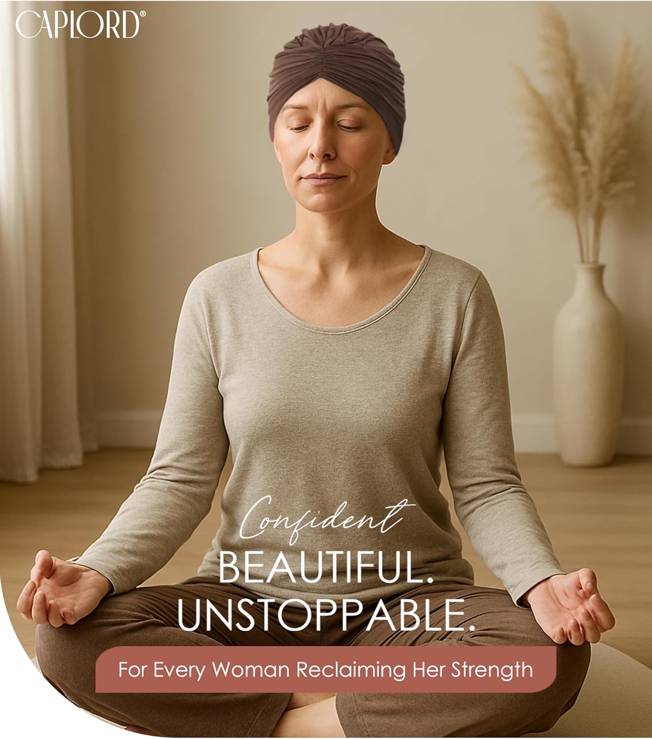 CAPLORD Chemo Cap, Soft Hat for Hair Loss, Headwear for Chemo Patients, Turban Beanie for Cancer Alopecia, Head Cover, Hijab - Image 7