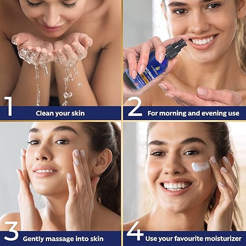 Miniatura 7 de Suero de niacinamida de doble tamaño (2 onzas) para la cara 10% con zinc 1% vitamina B3 suero iluminador para tono, textura e hidratación