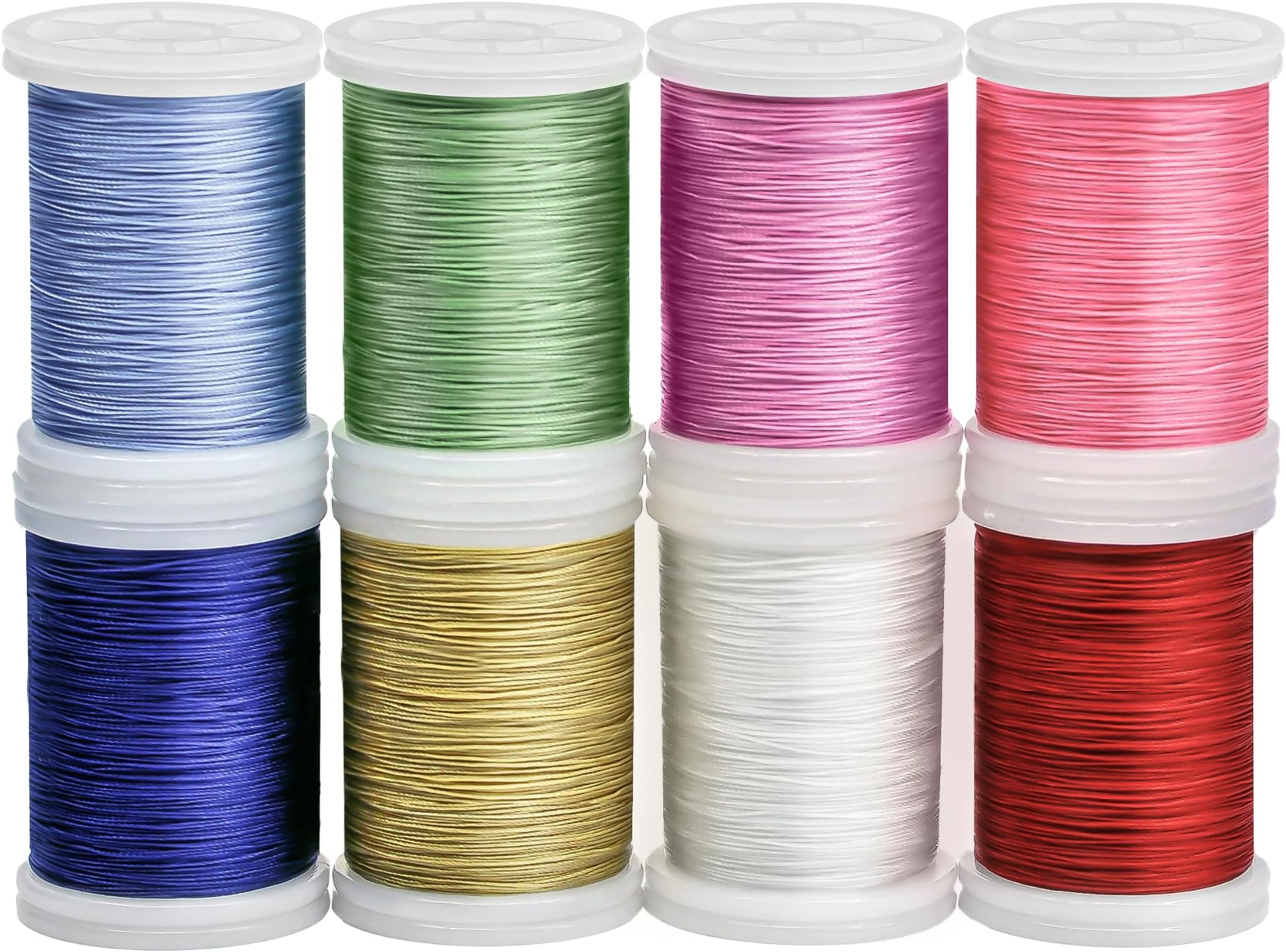 8 Spools Heavy Duty Upholstery Thread Bonded Nylon, 218 Yards for Sewing Machine, Kite, Home, Craft & Denim Leather