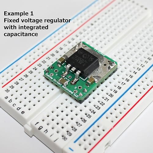 Miniatura 24 de Módulo de PCB SMD a DIP Breakout, 8 pines, SOIC a DIP Cabezal adaptador con resistor SMT integrado y/o almohadillas de condensador - 10 piezas