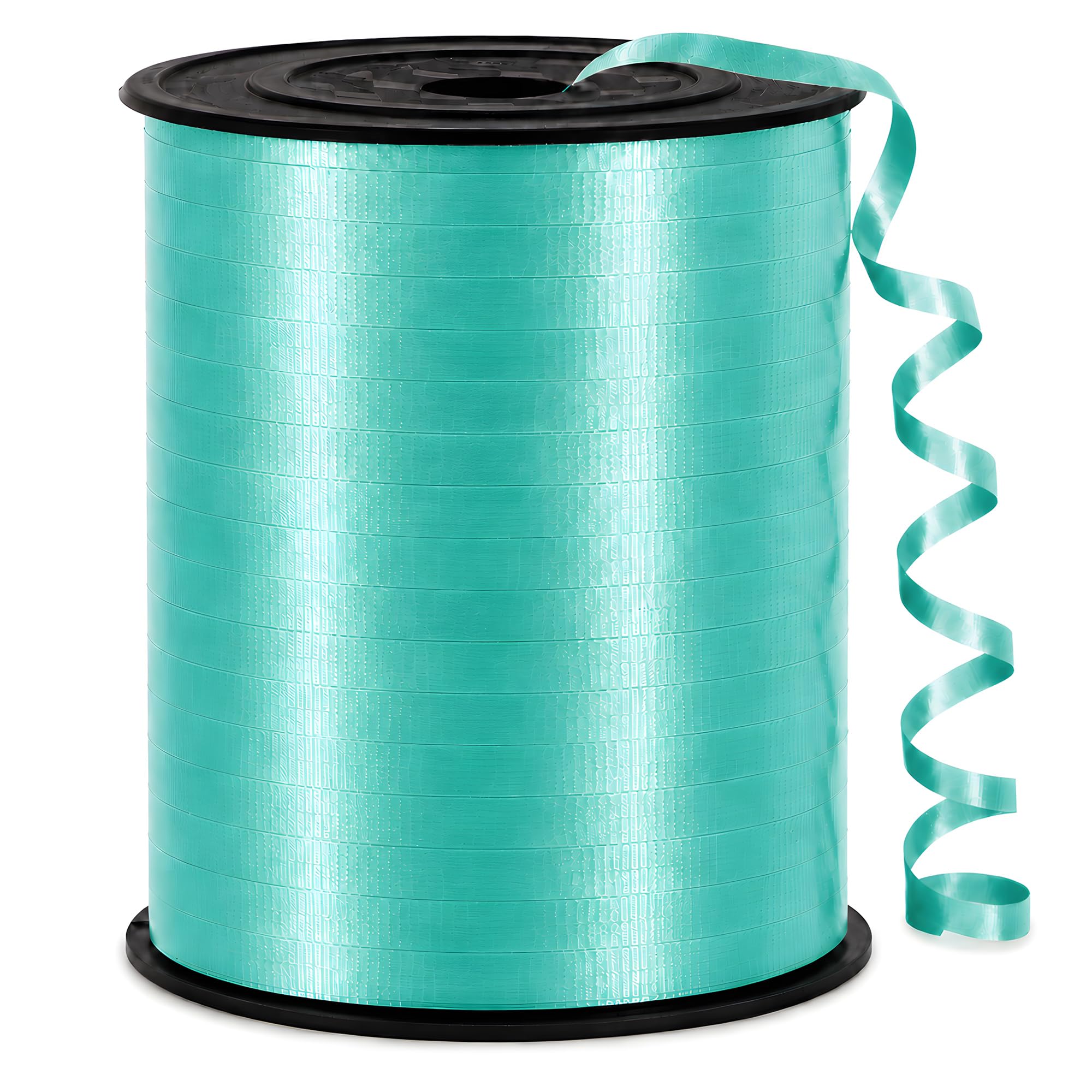 BEISHIDA 500 Yards Matte Teal Blue Curling Crimped Ribbon Balloon String Ribbons for Gift Wrapping Ribbon for Wedding Christmas Proposal Birthday Baby Shower Decoration