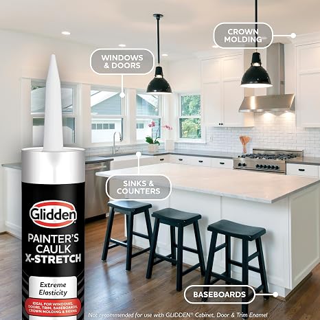 Glidden Glidden 10.1 fl oz X-Stretch Painters Caulk Clear