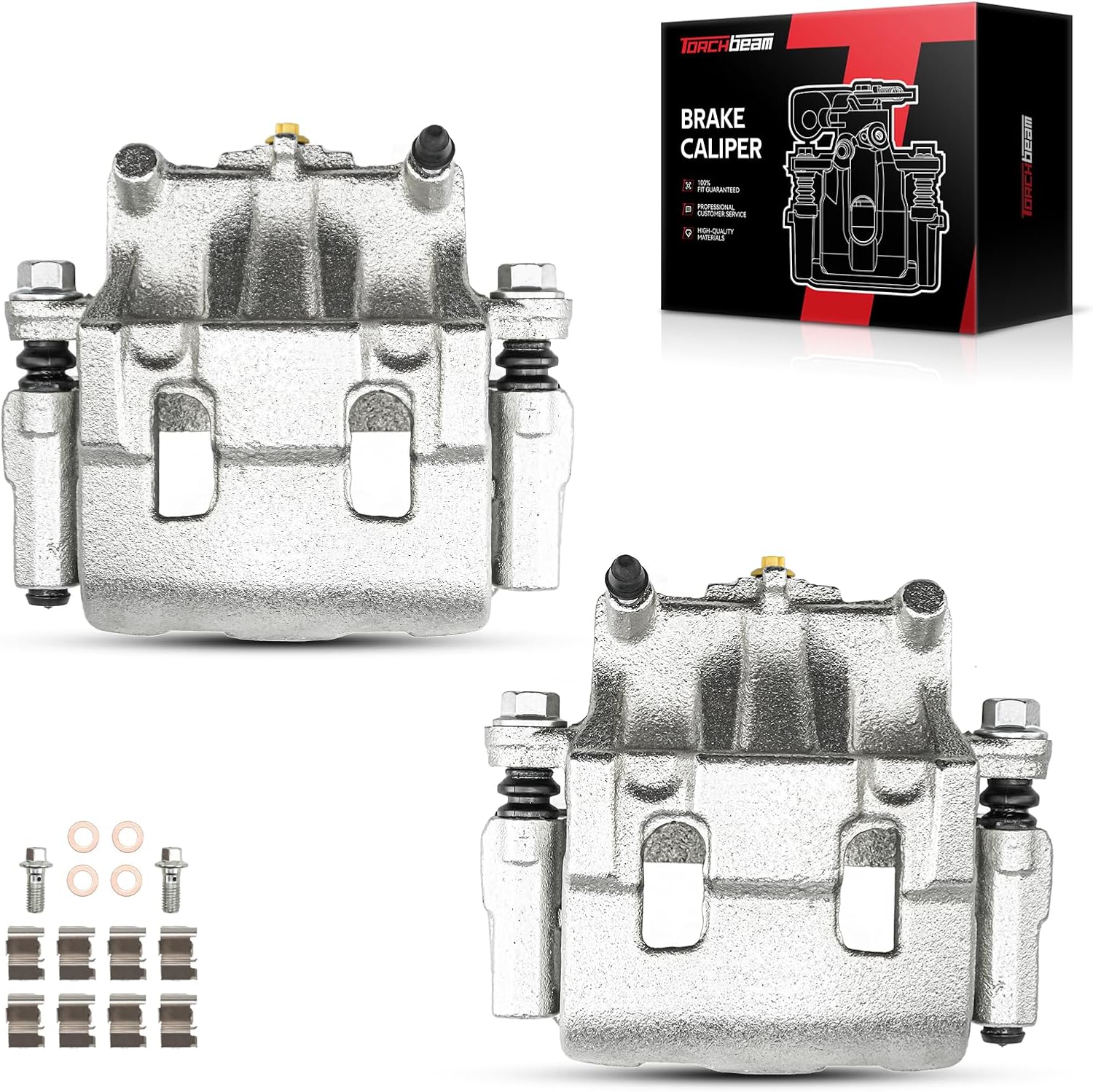 Torchbeam Front Brake Calipers Set for Ford Edge 2011-2014, Mazda CX-9 2007-2015, Lincoln MKX 2011-2015, Front Left and Front Right Calipers Replace # 18B5026AS+18B5027AS
