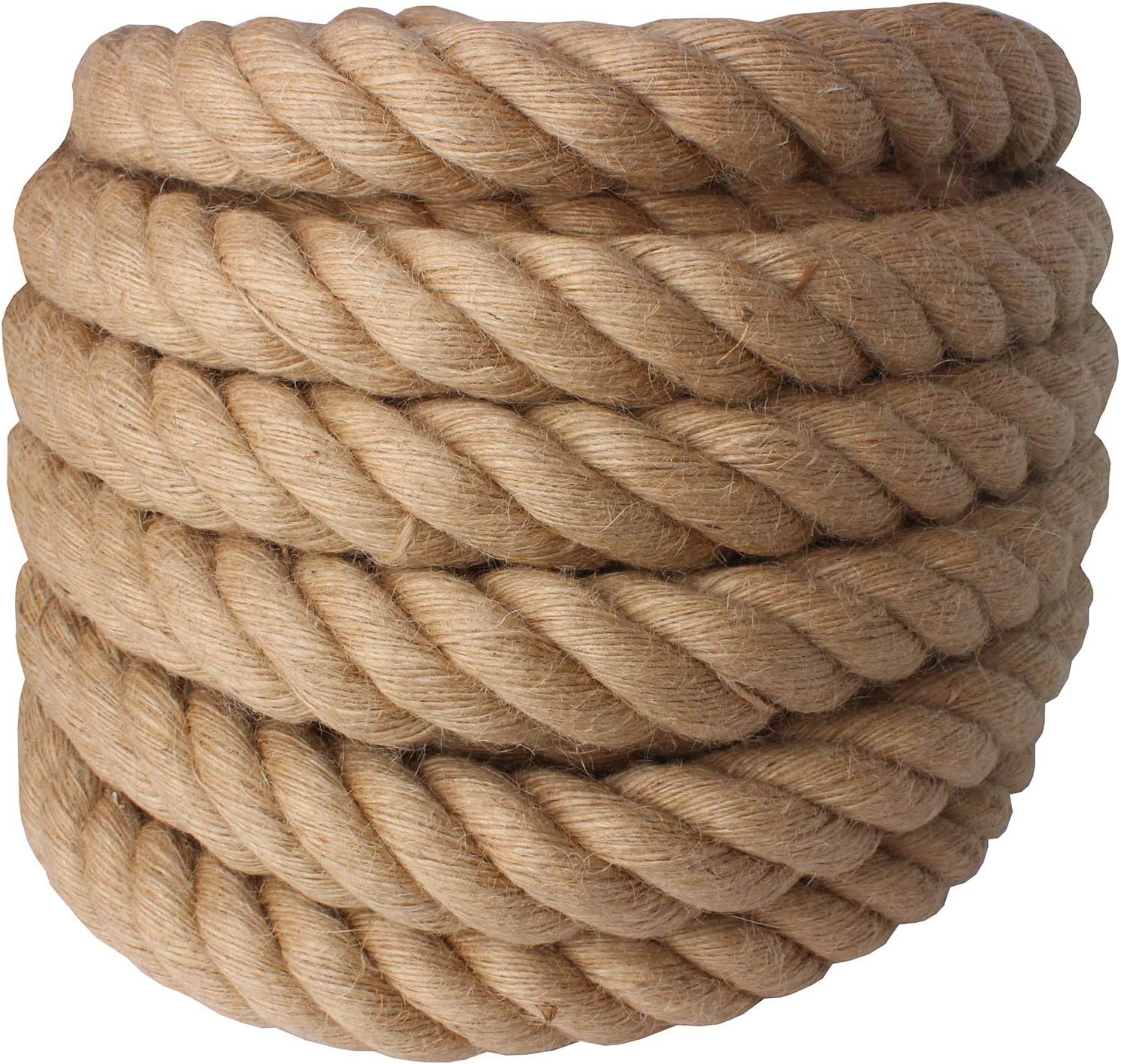 Twisted Manila Rope Jute Rope 50 Feet Natural Jute Twine