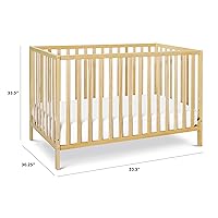 Vista 6 de Cuna convertible DaVinci Unión 4 en 1 - Certificada GREENGUARD Gold - Cuna convertible de bebé a cama infantil, sofá cama, cama de tamaño completo