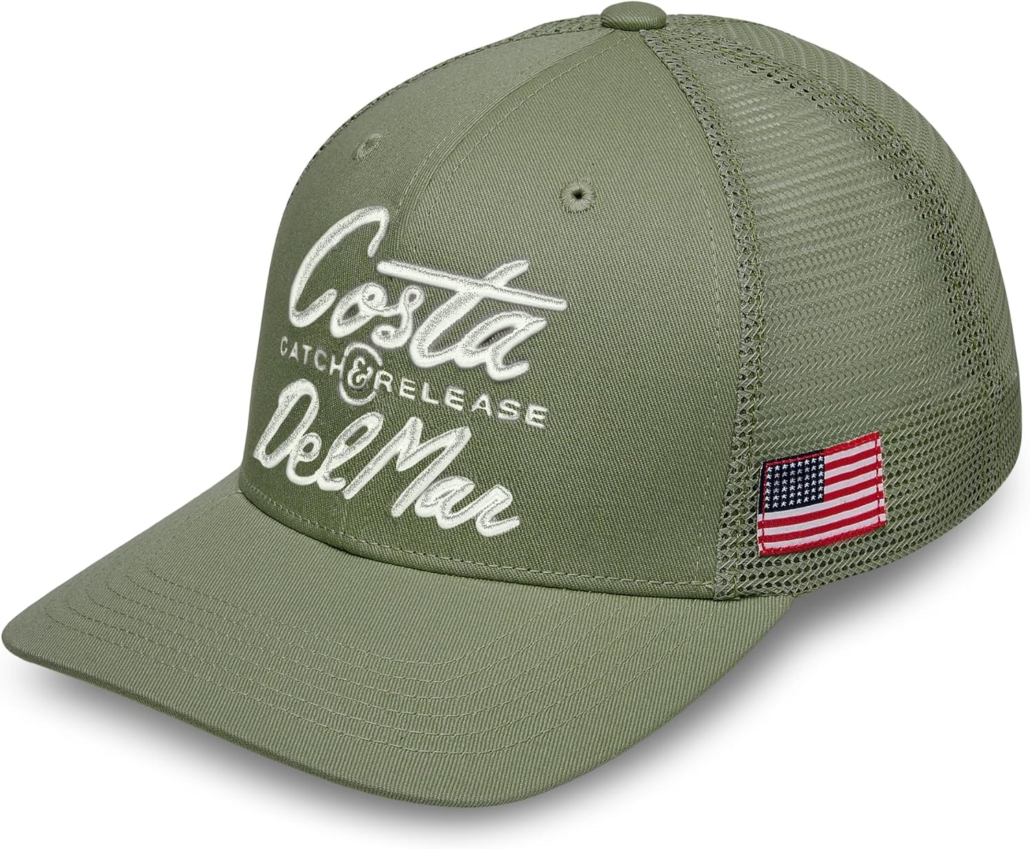 Costa Del Mar Mens Motto Trucker Hat