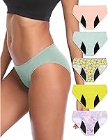 Vista 6 de Neione - Ropa interior menstrual para mujer, bragas cómodas de modal en estilo bikini para niñas