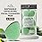 KOL Face Scrubber Pads, Cucumber Infused Exfoliating Facial Cleansing Sponges for Daily Face Wash and Makeup Removal, 6 Count