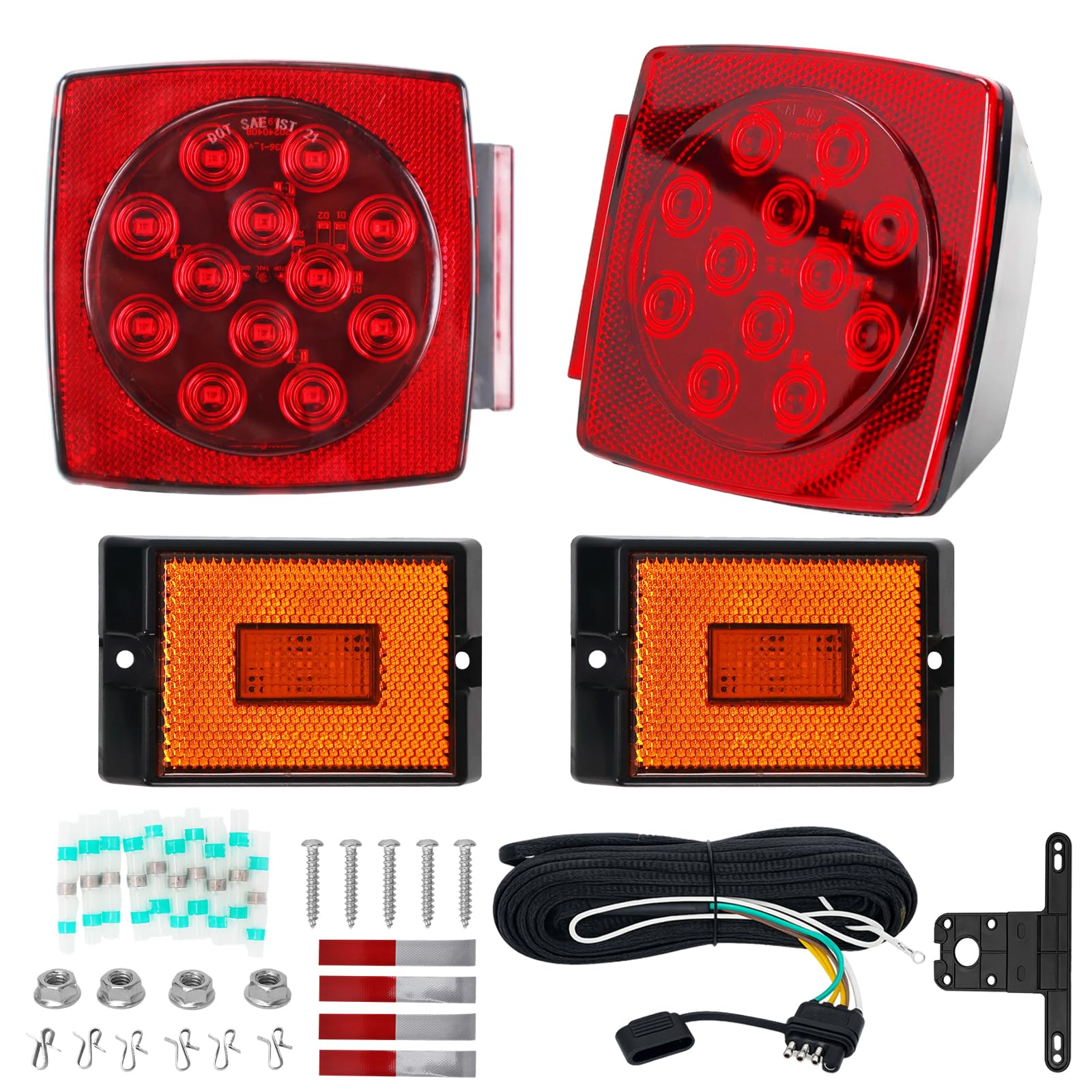 Lcrslitx Submersible LED Trailer Light Kit - trailer accessories | Mubboo