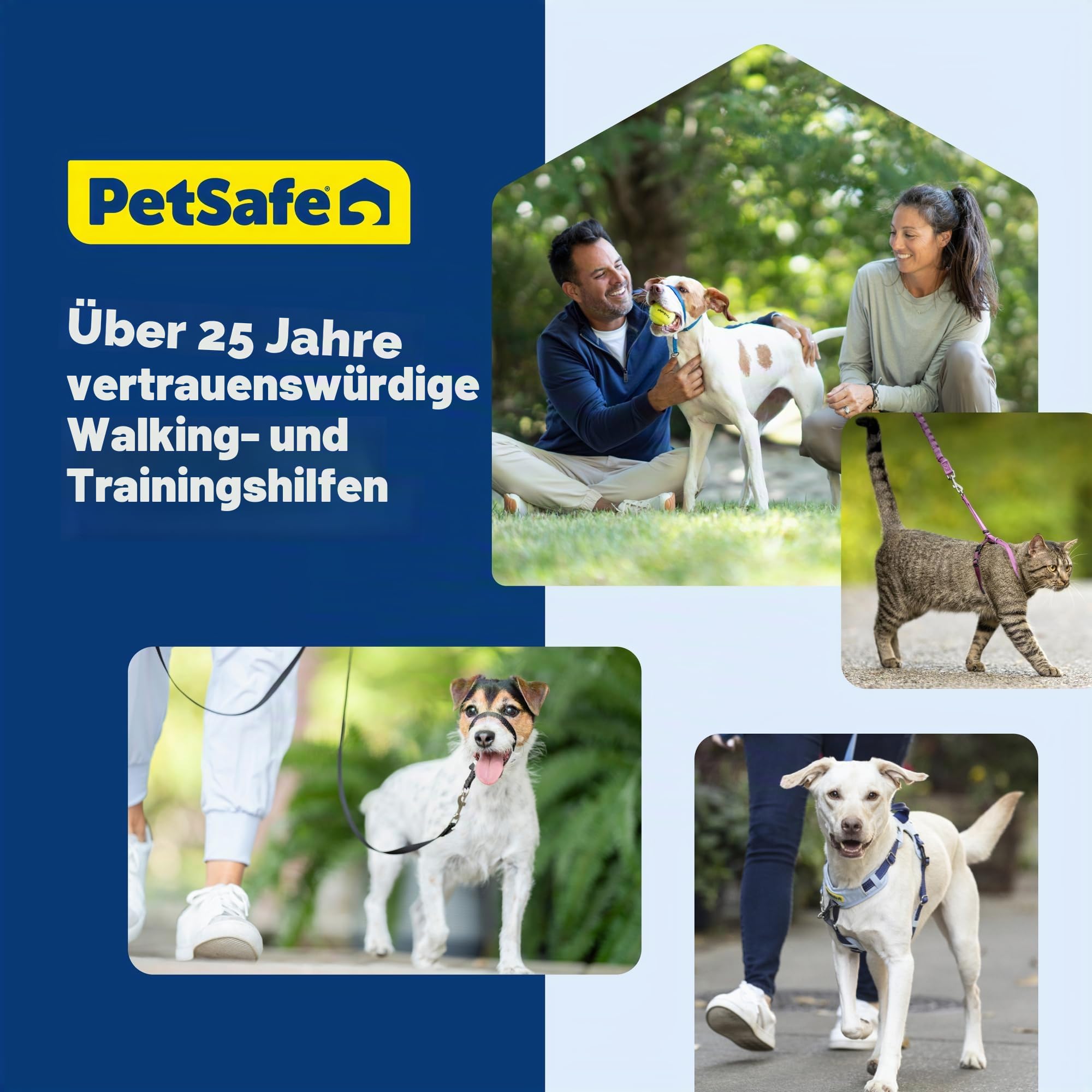 PetSafe Gentle Leader Hundekopfhalsband, die ultimative Lösung gegen Ziehen, leitet das Ziehen des Hundes um, für einfachere Spaziergänge, hilft dir, die Kontrolle wiederzuerlangen, Größe L, Anthrazit