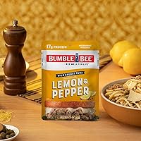 Vista 7 de Bumble Bee Atún sazonado con limón y pimienta, bolsas de 2.5 onzas (paquete de 12), listo para comer, bolsa de atún capturado en la naturaleza, 0.60
