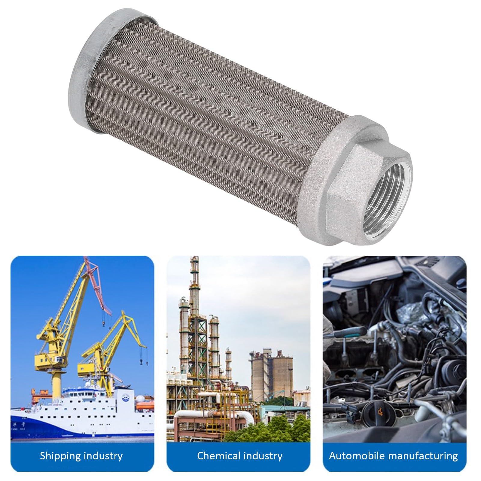 Filtro a Cartuccia con Filtro di Aspirazione Idraulico Filtro a Cartuccia per Filtro a Elemento Aspirazione in Acciaio Tipo di Filtro di Aspirazione Idraulico Filtro Alimentare