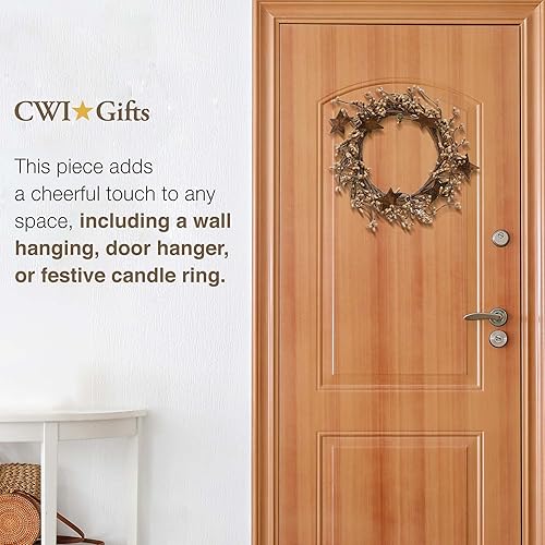 Miniatura 8 de CWI Gifts Pip Twig Star - Anillos decorativos para velas  Anillos de vela para pilares  Anillos de vela de granja  Coronas de invierno perfectas