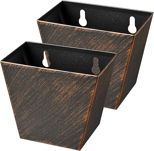 Miniatura 12 de Colector de tapa de botella rústico montado en la pared, acero inoxidable, cubo de tapa de soda de cerveza de cobre antiguo montado para mesa Cobre