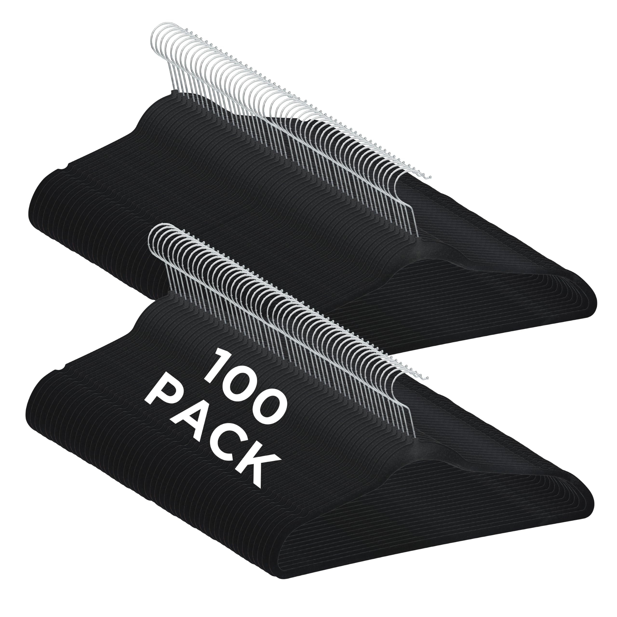 Simplify Zestaw 100 zawieszek w kolorze czarnym
