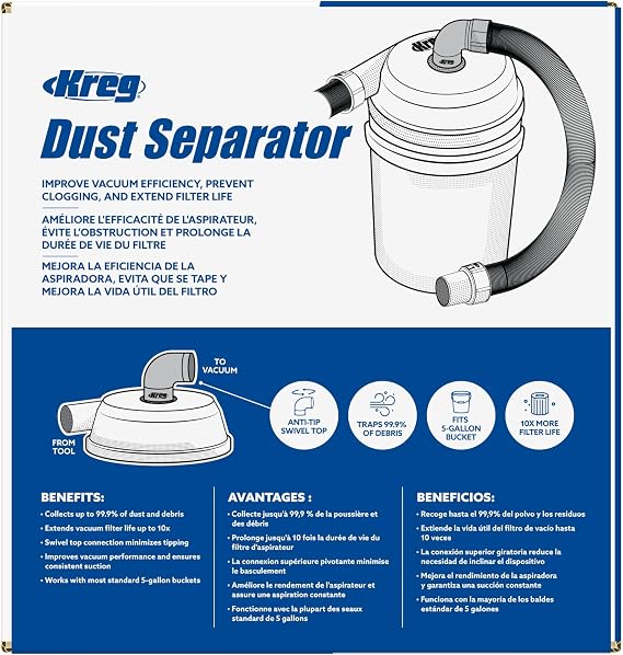 Kreg Dust Separator